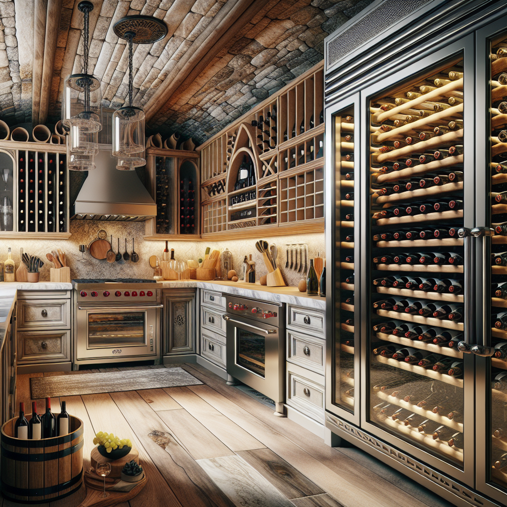 Comment intégrer une cave à vin dans une cuisine - Image
